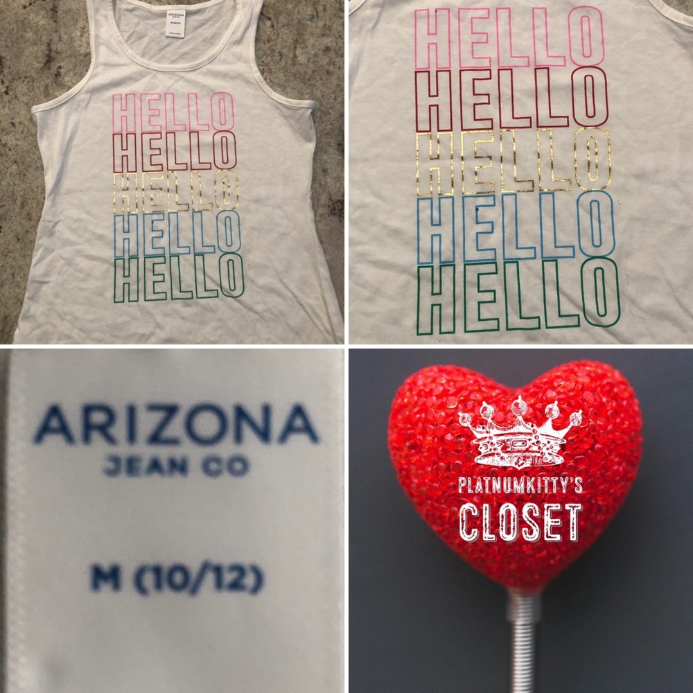 White Arizona Jeans Co. Tank Top